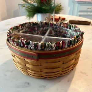 Longaberger Christmas Basket. NWOT